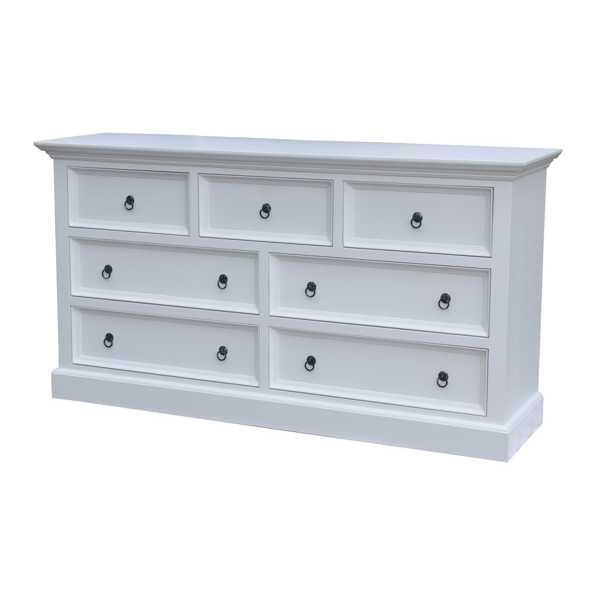 White 7-Drawer Dresser